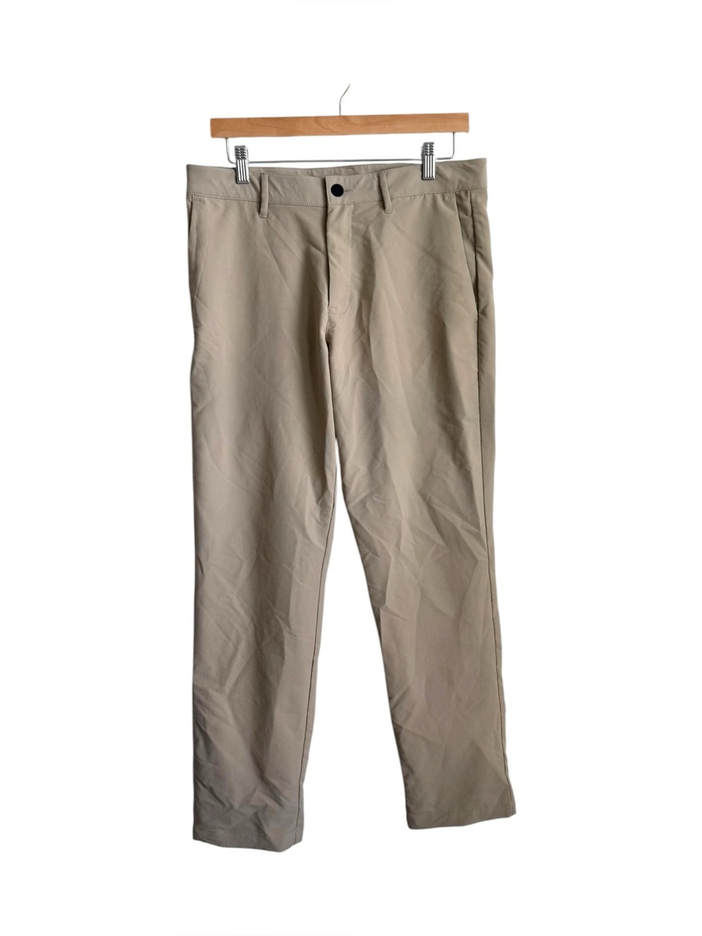 Banana Republic Mens Performance Chino Pants Beige Tan 32x30